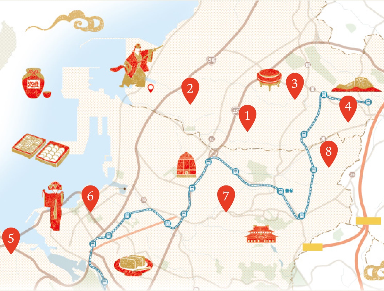 構成文化財&文化財周辺スポット